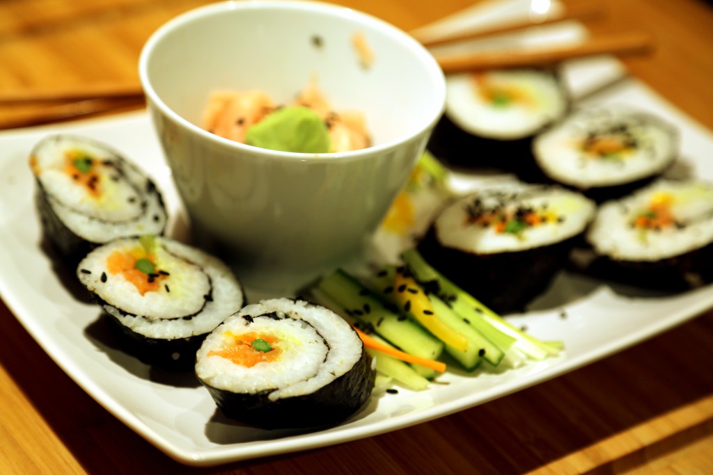 domácí sushi není nijak náročné na přípravu