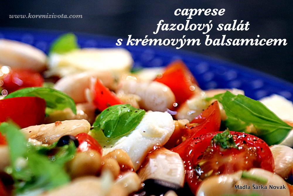 čerstvá bazalka, rajčata a mozzarella s kvalitním olivovým olejem jsou základem tradičního itaského salátu caprese