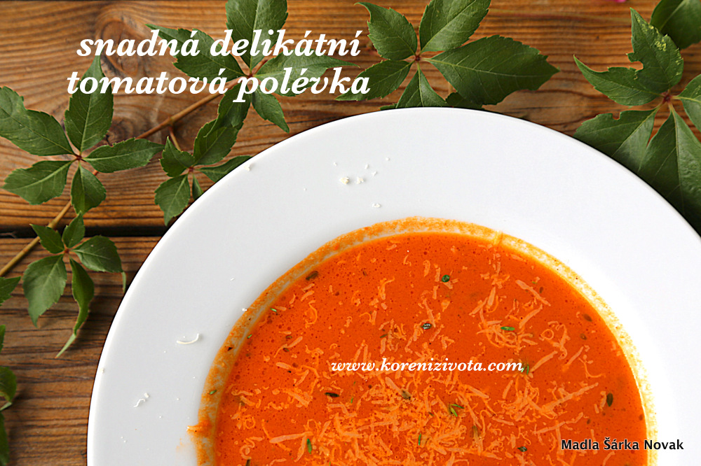 Snadná delikátní tomatová polévka 