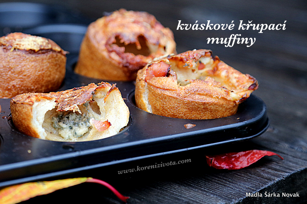 Kváskové křupací muffiny