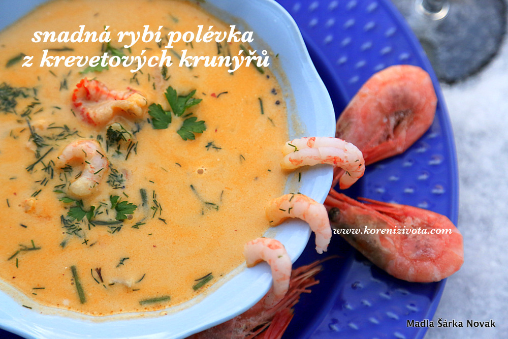Snadná rybí polévka z krevetových krunýřů