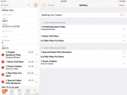 Ambur splitting page