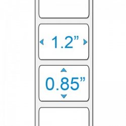 6 Rolls Small Thermal Tags