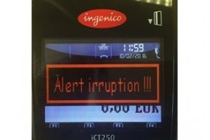 Ingenico Alert irruption