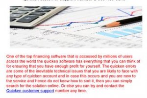 Intuit Quicken customer support phone number