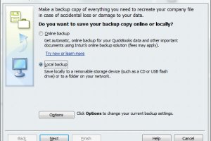 QuickBooks 2013 scheduled backup not Working