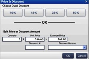 QuickBooks Point of Sale discount code