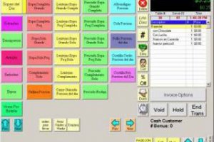 Restaurant Pro Express Sharp pos terminal up-v5500 series manual